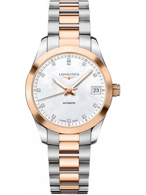 Longines Conquest Diamond L2.385.5.87.7 Watch 34mm