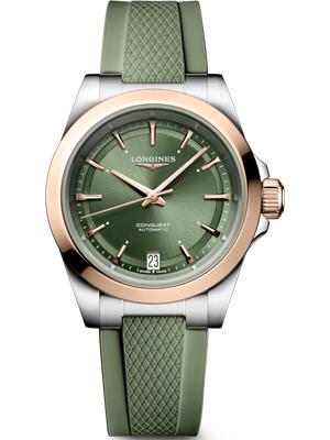 Longines Conquest L3.430.5.02.9 Green Watch 34mm 