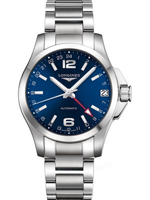 Longines Conquest GMT L3.687.4.99.6 Watch 41mm