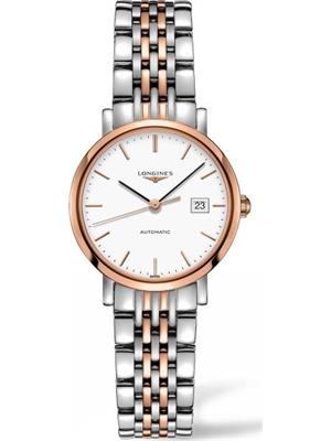 Longines Elegant 18K Rose L4.310.5.12.7 Watch 29mm