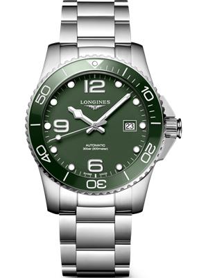 Longines Hydroconquest Green Tone L37814066 Watch 41mm