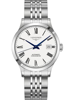 Longines Record L2.820.4.11.6 Watch 38.5mm