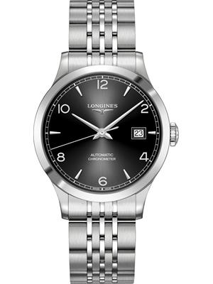 Longines Record L2.820.4.56.6 Watch 38.5mm