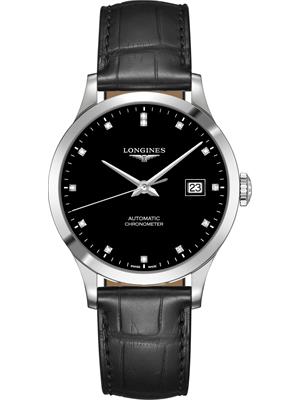 Longines Record L2.820.4.57.2 Watch 38.5mm