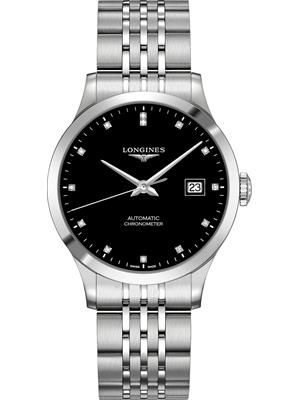 Longines Record L2.820.4.57.6 Watch 38.5mm