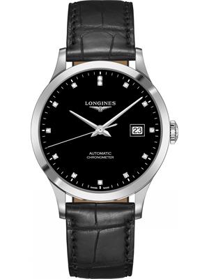 Longines Record L2.821.4.57.2 Watch 40mm