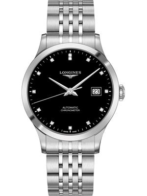 Longines Record L2.821.4.57.6 Watch 40mm