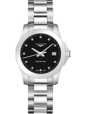 Longines Conquest Diamond L3.377.4.57.6 Watch 34mm